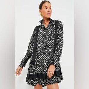 Tuckernuck Black Geo Tate Dress
